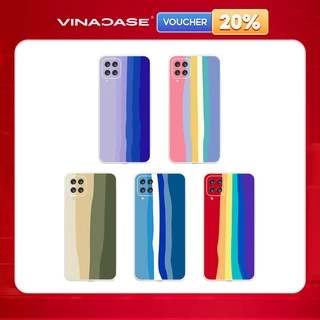 Ốp lưng Vina Case Samsung A10/A50S/A32/A12/M10/....Silicone TPU dẻo viền vuông bảo vệ camera hình Cầu vồng