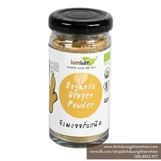 [Gia Vị Hữu Cơ] Bột Gừng Hữu Cơ LumLum Organic Ginger Powder Lum Lum, 30g