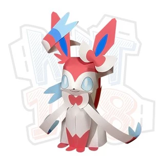 Mô hình giấy Anime Pokemon Sylveon ver 3