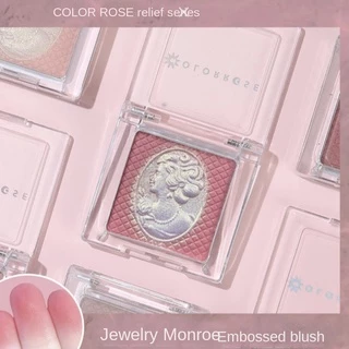 Colorrose phấn má nổi trang điểm màu nude má hồng tự nhiên má hồng nữ