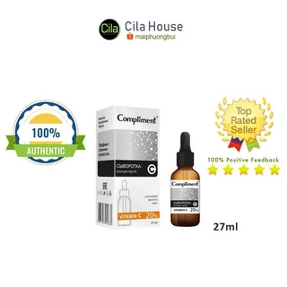 Serum Compliment 20% Vitamin C dưỡng trắng, mờ thâm 27ml - Cila House