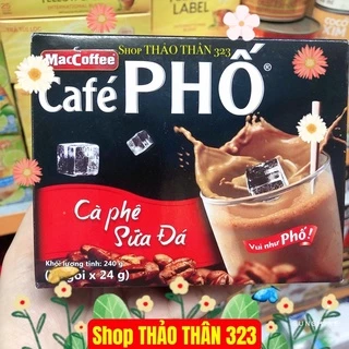 Cà Phê Phố Sữa Đá MacCoffee (10 gói)