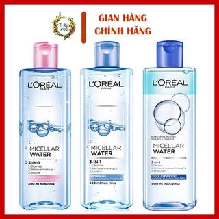 Nước Tẩy Trang Làm Sạch Sâu 3 In 1 L'Oreal Micellar Water Deep Cleansing