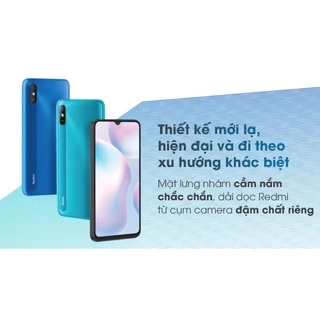 Điện thoại Xiaomi Redmi 9A ram 4Gb bộ nhớ 64Gb Màn 6.53in Pin 5000mAh - 2 sim Full Tiếng Việt