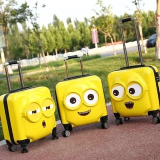 Vali Minion trẻ em Thỏ Hồng vịt vàng Trẻ em bé trai gái họa tiết chính hãng cực bền bỉ, giá siêu rẻ FREE SHIP