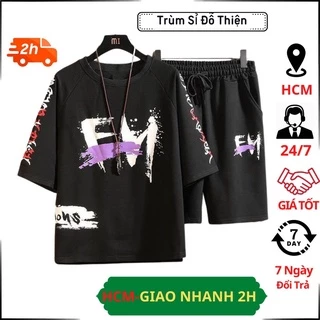 Đồ bộ nam FM nam nữ mặc nhà tập thể thao