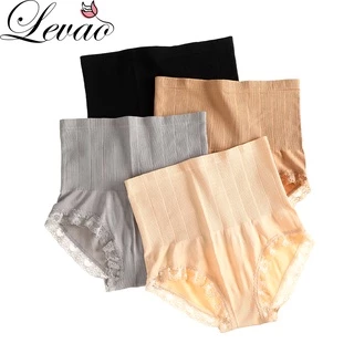 Quần lót LEVAO chất liệu cotton lưng cao định hình bụng cho nữ