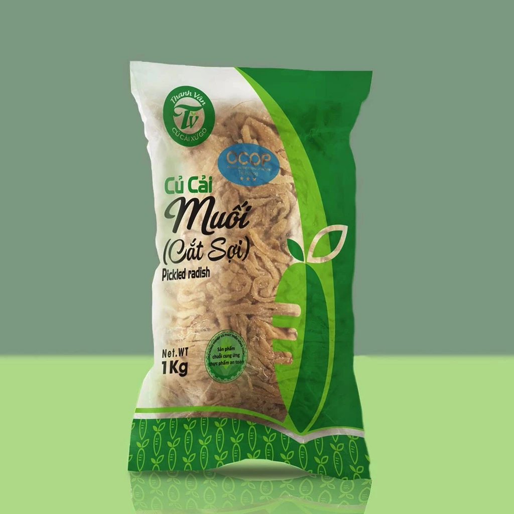 Củ cải muối sợi (xá bấu) Thanh Vân xứ Gò 1kg