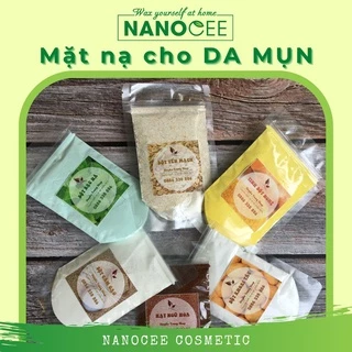 Mặt Nạ Cho Da Mụn: Khổ Qua, Lá Neem, Trà Xanh, Bạc Hà, Hạt Ngũ Hoa, Diếp Cá