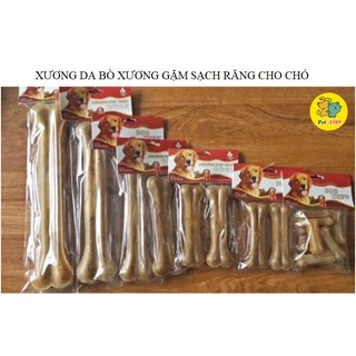 Đồ Ăn Vặt Xương Da Bò Xương Canxi Xương Gặm Sạch Răng Cho Chó Pet-1989