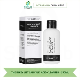 Sữa rửa mặt THE INKEY LIST SALICYLIC ACID CLEANSER – 150ML (Bill Anh)