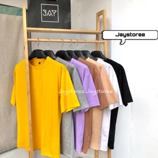 Áo Thun Trơn Unisex VÀNG/TÍM/XÁM/ĐEN/TRẮNG/NÂU/TAN [ FREESHIP ] form Nam Nữ unisex ❤️