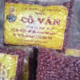 500g LẠC ĐỎ rang húng lìu Cô Vân chính hiệu, thơm giòn siêu ngon, đặc sản Hà Nội