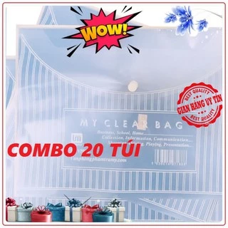 COMBO 20 TÚI CÚC ĐỰNG TÀI LIỆU CLEAR BAG