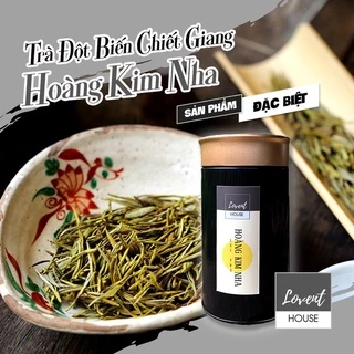 Lục Trà Hoàng Kim Nha - trà vàng quý hiếm Chiết Giang - sản phẩm đặc biệt hàm lượng dinh dưỡng cao [Lovent House]