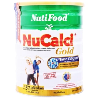 Sữa Bột Nucalci Gold (Từ 51 Tuổi Trở Lên) Lon 800g