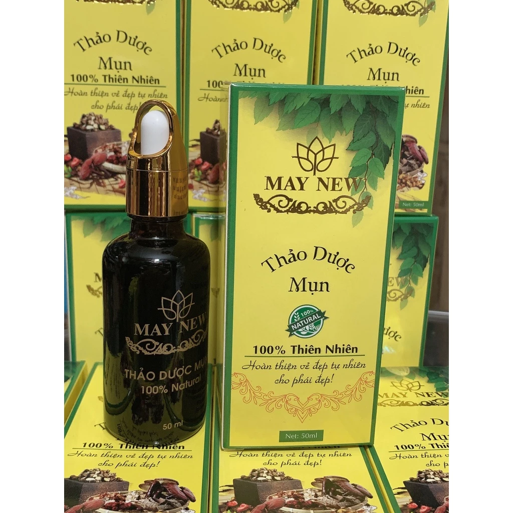 SERUM THẢO DƯỢC NHÂN SÂM SẠCH MỤN MAY NEW 50ML