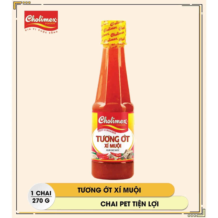 Tương ớt xí muội Cholimex chai Pet 270g