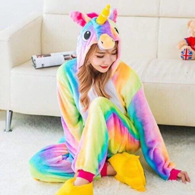 (Có sẵn) bộ đồ kì lân 7 màu cầu vồng, bộ đồ thú kì lân unicorn