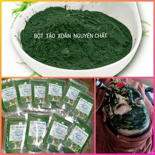 100g bột  mặt nạ tảo xoắn handmade làm trắng da giảm mụn thâm