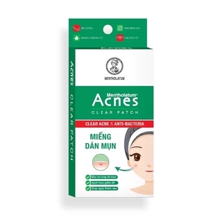 Miếng Dán Mụn Acnes Clear Patch hộp 24 Miếng