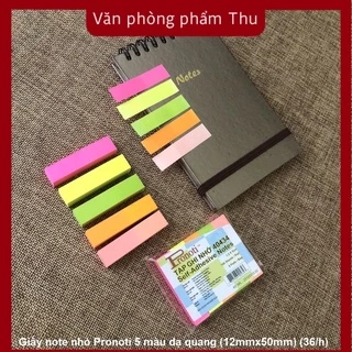 Giấy Note Pronoti 40434 neon 5 màu dạ quang ( 1.5x2 )