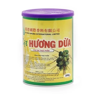 Hương thực phẩm dừa dạng bột hộp 500g