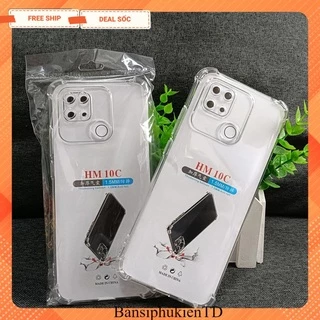 ỐP TRONG CHỐNG SỐC XIAOMI REDMI 10C, có viền bảo vệ camera chống trầy xước