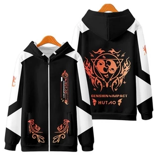 Áo Khoác Hoodie Tay Dài Có Khóa Kéo In Họa Tiết 3D Thời Trang Nhật Bản 2022 Dành Cho Nam Nữ