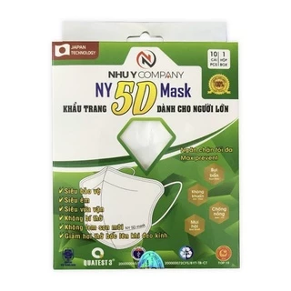 Khẩu trang 5D mask Như Ý (hộp 10 cái)