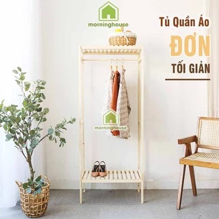 [Mã LIFEBKM1 giảm 10% tối đa 1 triệu đơn từ 500k] Tủ Treo Quần Áo Gỗ Morning House 50x150 cm.