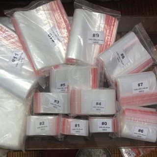 [FreeShip] 100g Túi Zip Chỉ Đỏ Bền - Dai - Đẹp