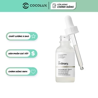 Tinh Chất The Ordinary Niacinamide 10% + Zinc 1% Cocoshop