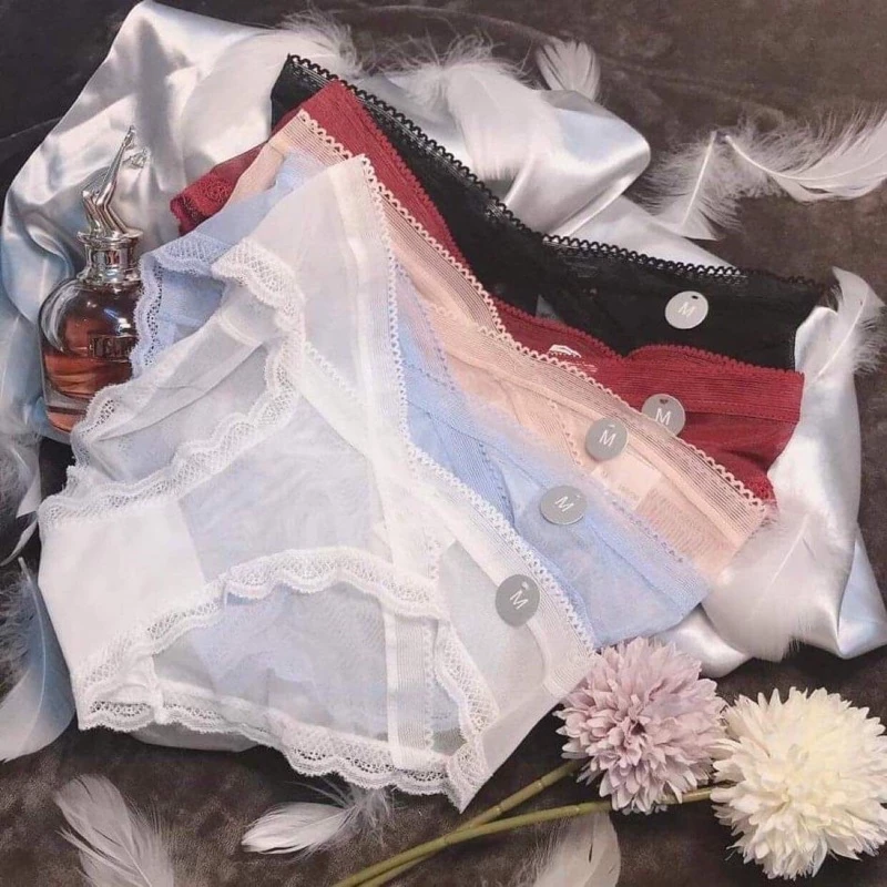 🎀 Quần Lót Ren Nữ Vạt Chéo ✨