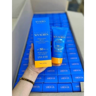 (XANH DƯƠNG) Kem Chống Nắng 3w Clinic Collagen Sun Screen SPF 50+ PA+++