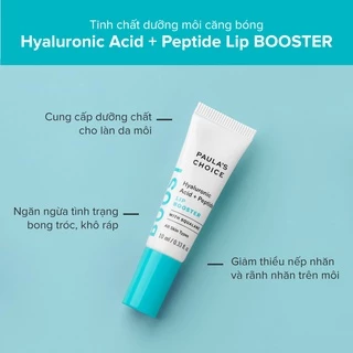 Tinh Chất Dưỡng Môi Paula’s Choice Hyaluronic Acid + Peptide Lip Booster 10ml