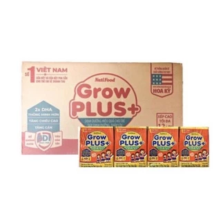 LỐC 4 HỘP NUTI GROW PLUS ĐỎ 110ML