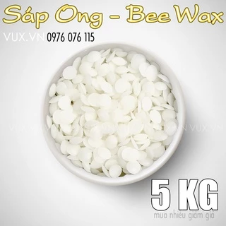 5KG Sáp Ong Bee Wax - Nguyên Liệu Làm Nến Thơm, Làm Mỹ Phẩm Handmade