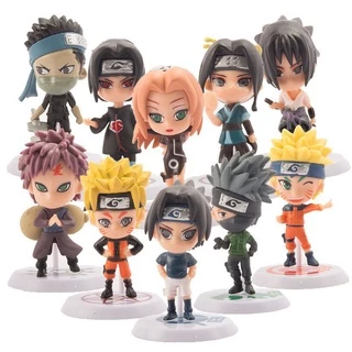 12 Mô Hình Các Nhân Vật Naruto Chibi (Sasuke, Kakashi, Itachi, Hinata, Jiraira, Gaara...)