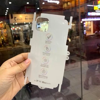 Dán dẻo PPF iPhone 15 Pro Max ,14 Pro Max , 13 ProMax, 12 Pro Max /11 chống xước tự phục hồi xước nhẹ + tặng gạt dán