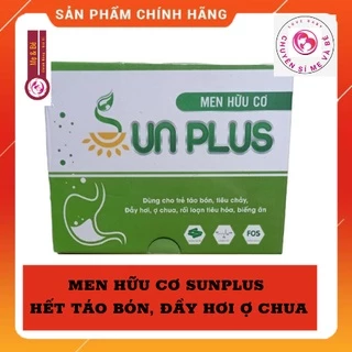 [Chính Hãng]Men Hữu Cơ Sunplus hết táo bón ,đầy hơi , ợ chua hộp 30 goi