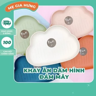 Khay ăn dặm hình đám mây