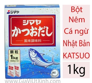 BỘT NÊM CÁ NGỪ NHẬT BẢN 1KG - KATSUO SHIMAYA HONDASHI