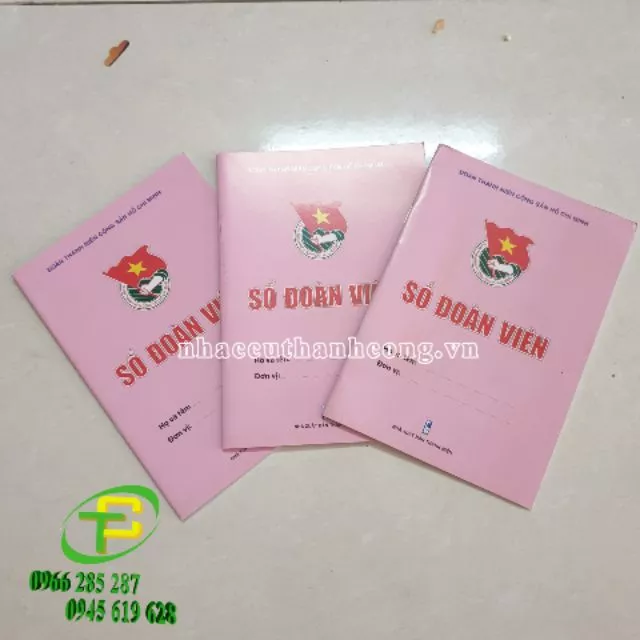 Sổ ĐOÀN VIÊN màu HỒNG - MỚI