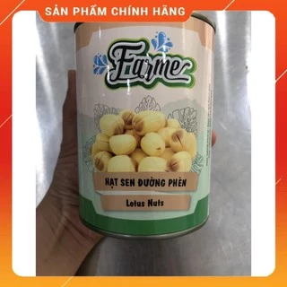 Hạt sen ngâm nước đường hiệu Farme - hộp 560g  - Hàng chính hãng