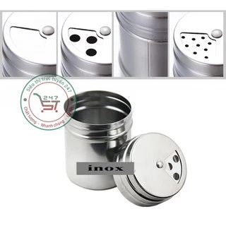 Lọ rắc tiêu, rắc gia vị inox cao cấp