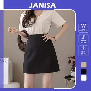 Chân váy chữ a ngắn công sở lưng cao JANISA CV01