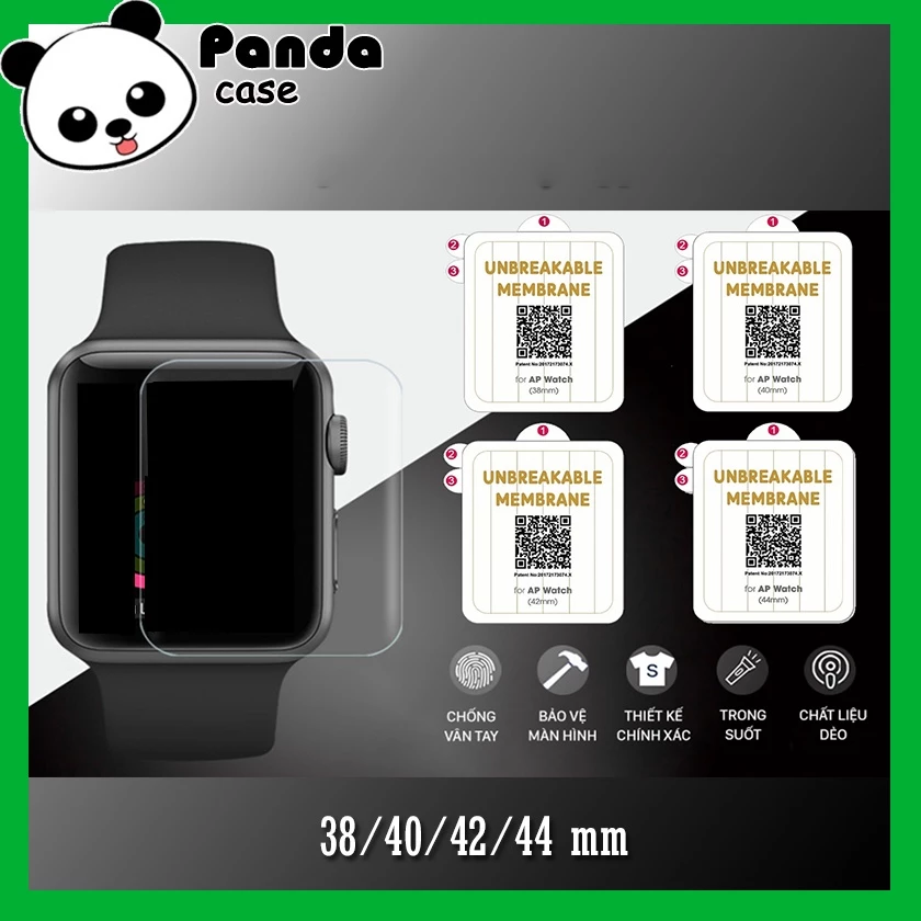 Miếng dán PPF màn hình dành cho  Apple Watch size 38-40-42-44mm - Panda Case