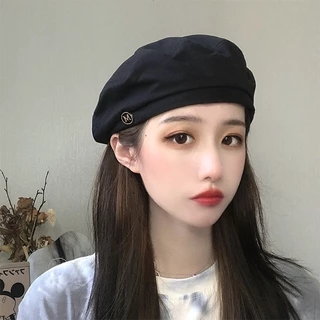 Mũ Beret Màu Trơn Phong Cách Thời Trang Hàn Quốc