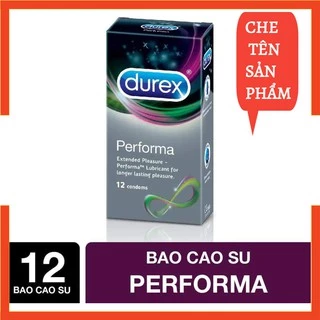 [Quan hệ lâu] Bao cao su kéo dài thời gian Durex Perfoma 12 chiếc